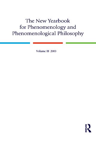 New Yearbook for Phenomenology and Phenomenological Philosophy