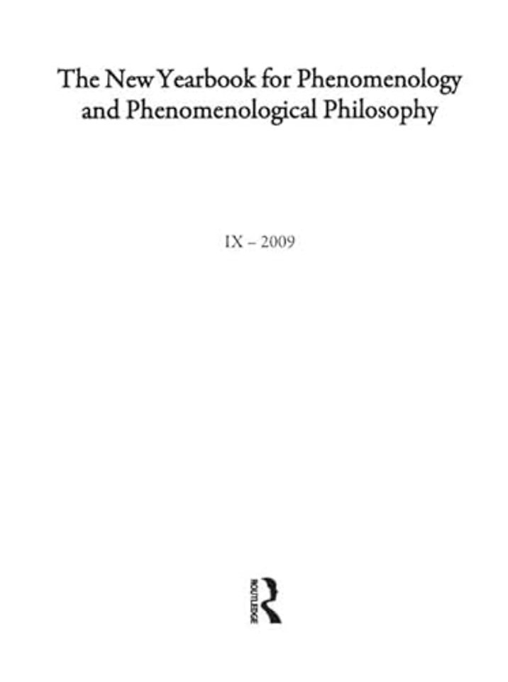 New Yearbook for Phenomenology and Phenomenological Philosophy