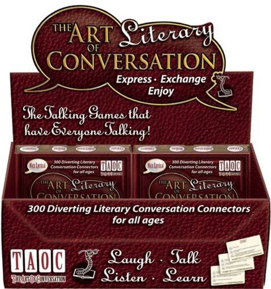 The Art of Conversation 12 Copy Display - Literary