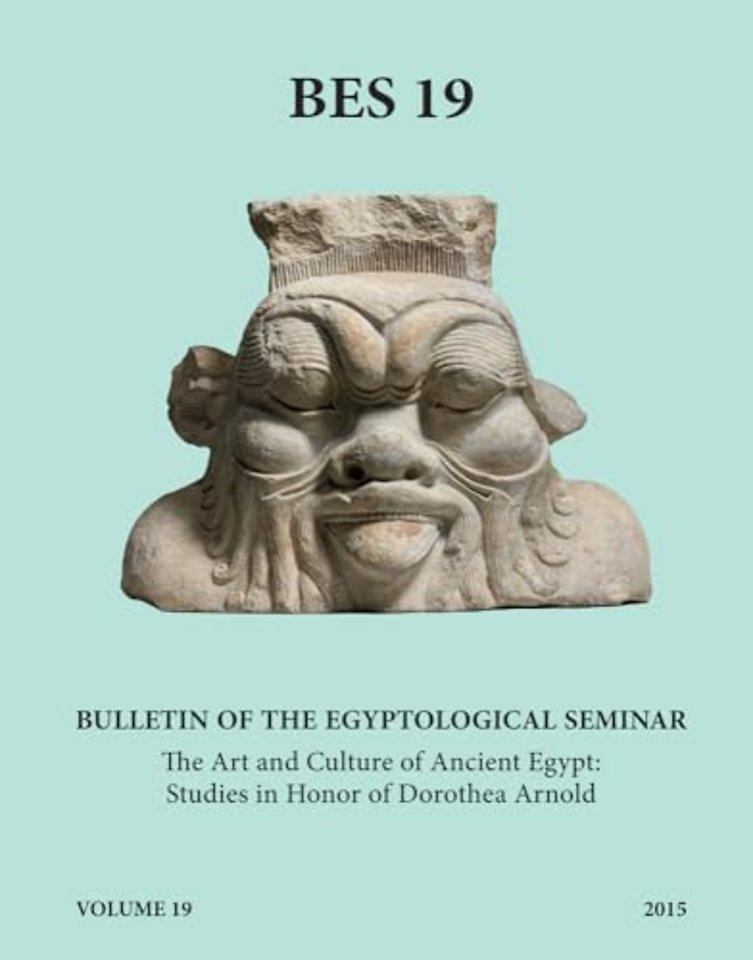Bulletin of the Egyptological Seminar, Volume 19 (2015)