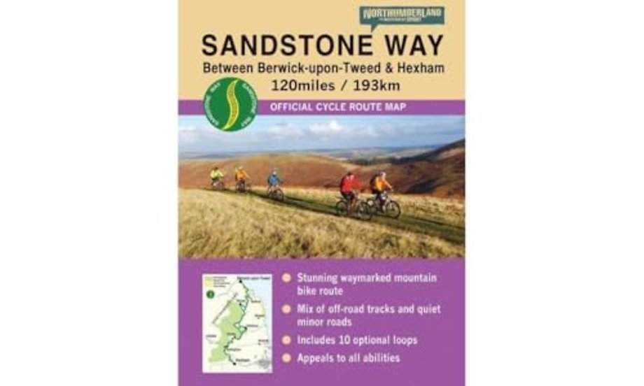 Sandstone Way Cycle Route Map - Northumberland