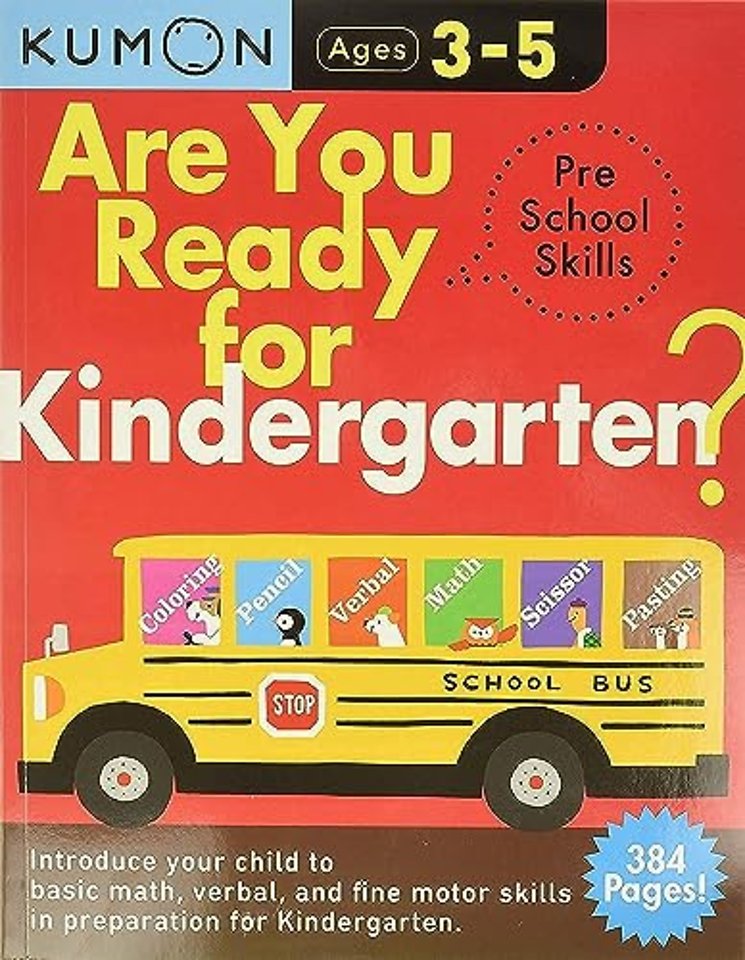 Kumon Are You Ready for Kindergarten Preschool Skills