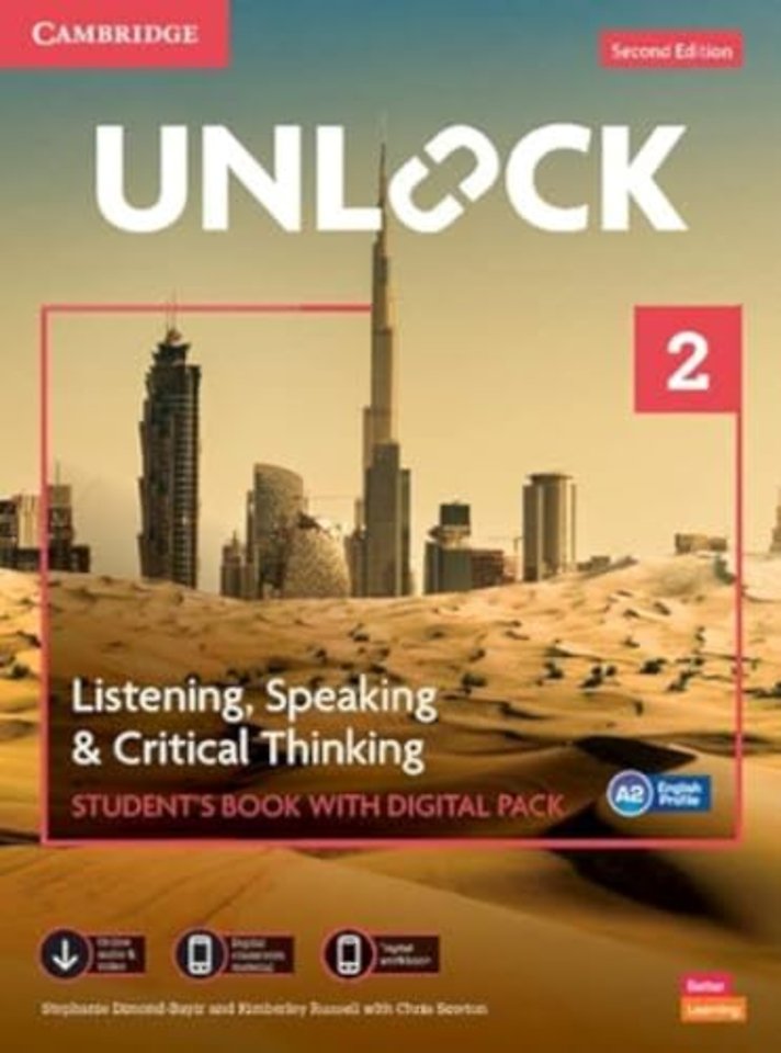 Unlock Level 2 Listening, Speaking and Critical Thinking Student's Book with Digital Pack