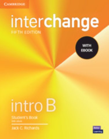 Interchange Intro B Student's Book with eBook