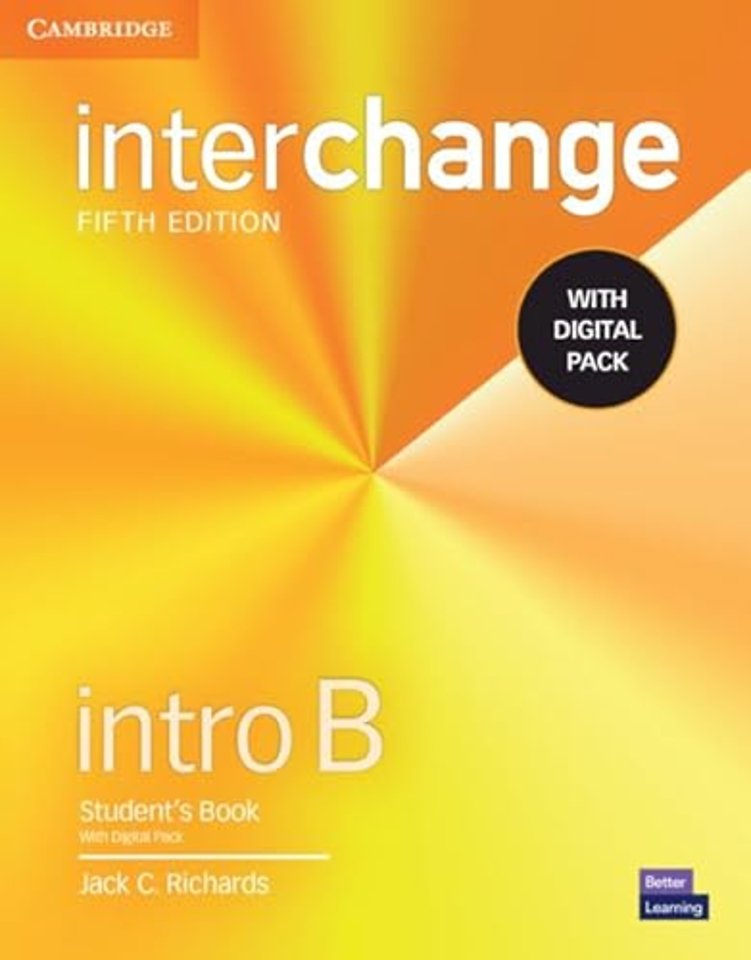 Interchange Intro B Student's Book with Digital Pack