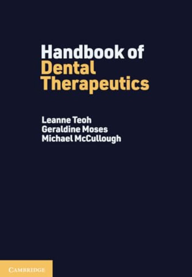 Handbook of Dental Therapeutics