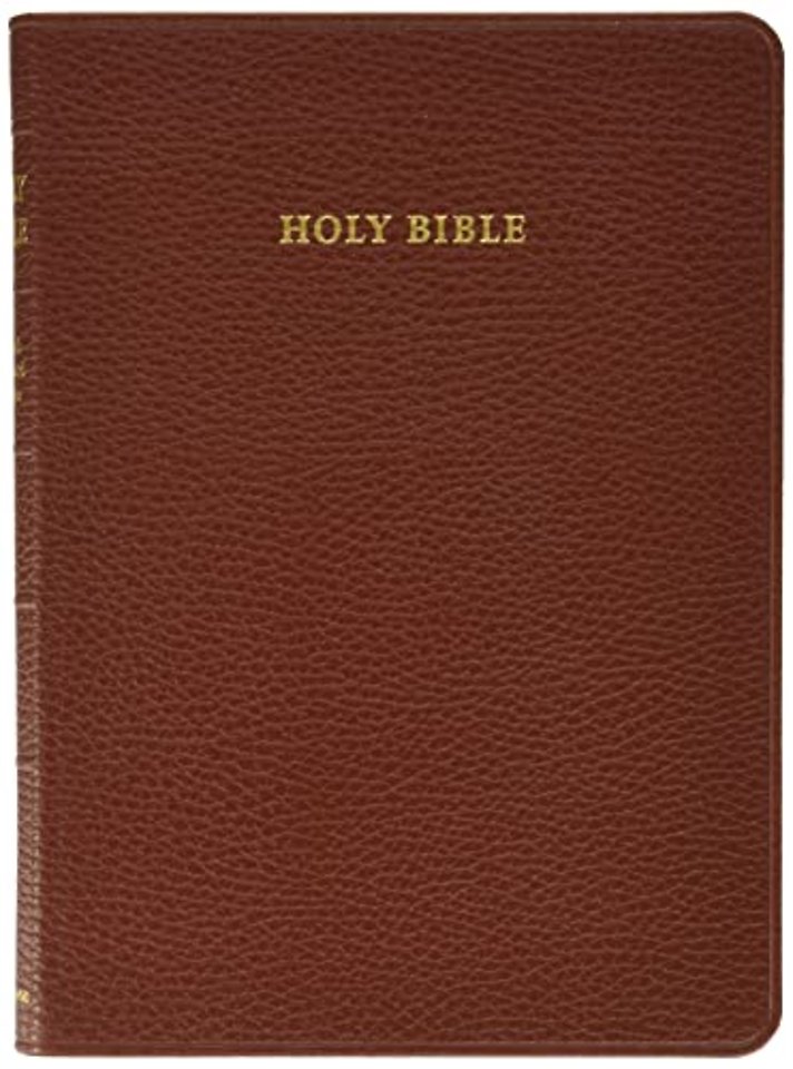 ESV Diadem Reference Edition, Brown Calf Split Leather, Red-letter Text, ES544:XR