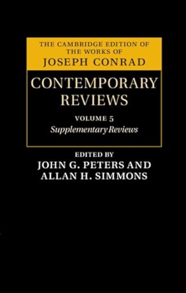 Joseph Conrad: Contemporary Reviews