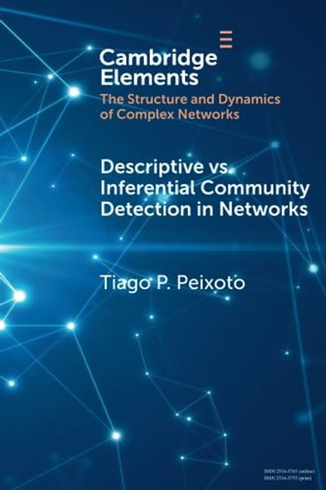 Descriptive vs. Inferential Community Detection in Networks