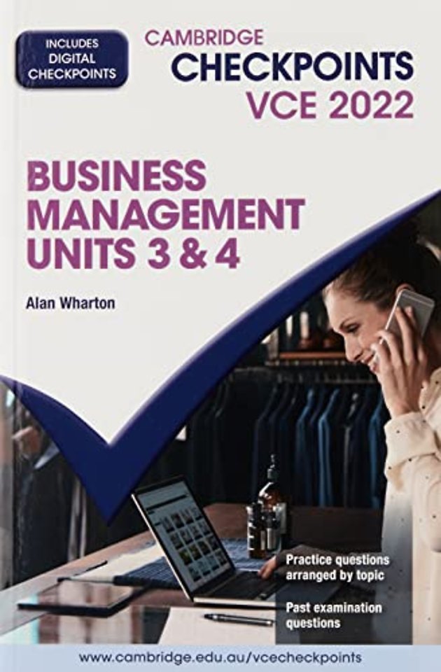 Cambridge Checkpoints VCE Business Management Units 3&4 2022