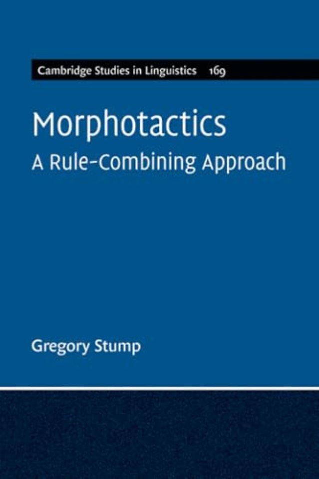 Morphotactics: Volume 169