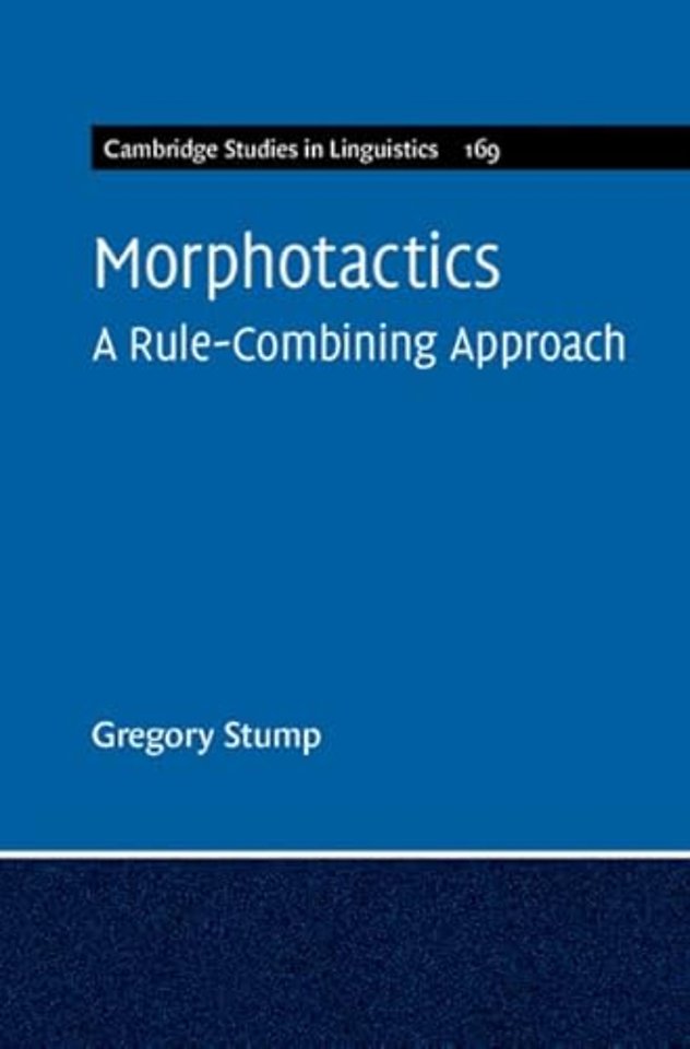 Morphotactics: Volume 169