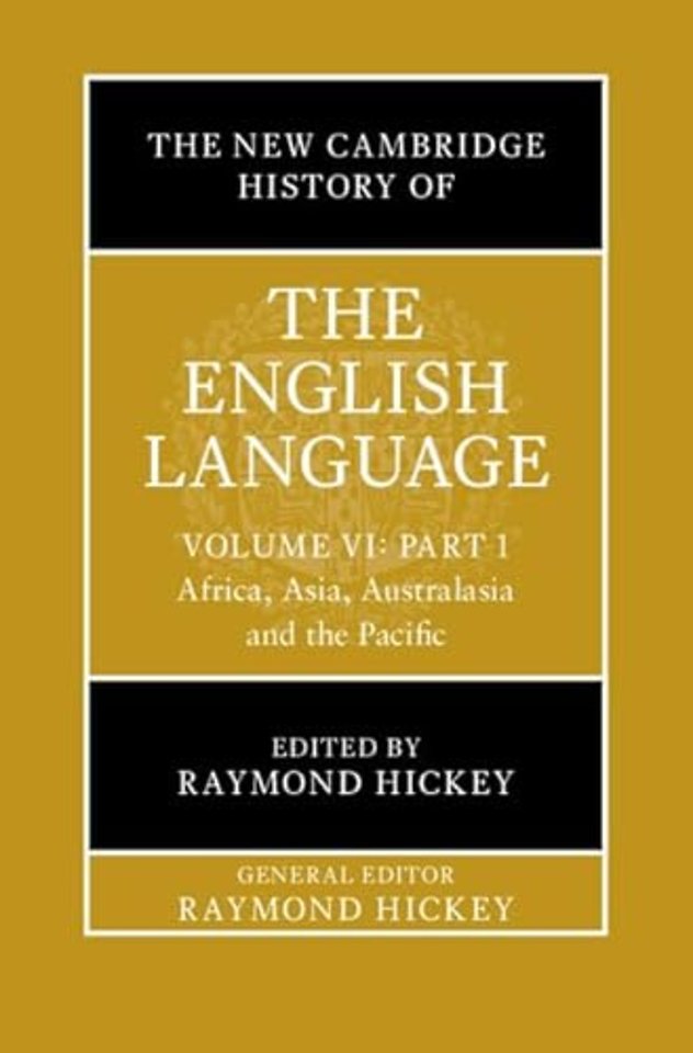 The New Cambridge History of the English Language: Volume 6, Part 1