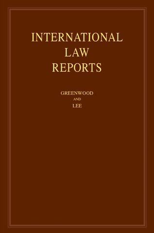 International Law Reports: Volume 198