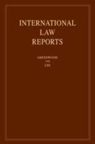 International Law Reports: Volume 199