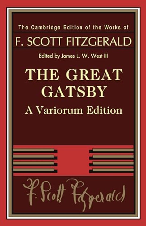 The Great Gatsby – Variorum Edition