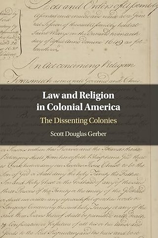 Law and Religion in Colonial America