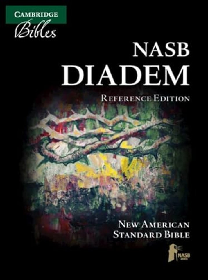 NASB Diadem Reference Edition, Dark Brown Edge-Lined Calfskin Leather, Red-letter Text, NS545:XRE