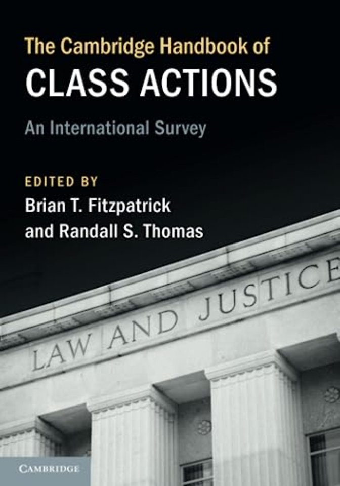The Cambridge Handbook of Class Actions