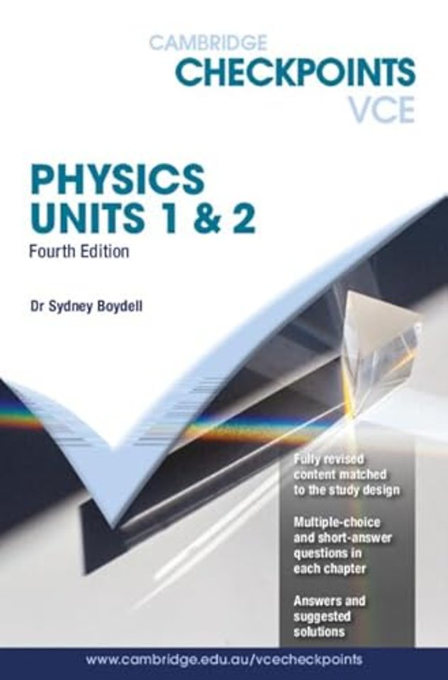 Cambridge Checkpoints VCE Physics 1&2