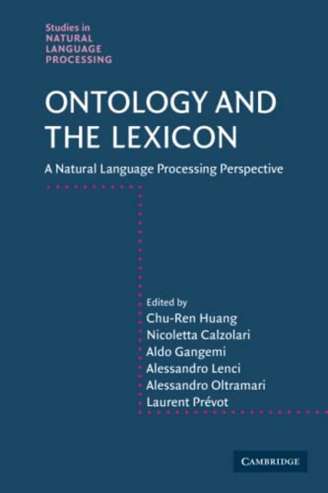 Ontology and the Lexicon