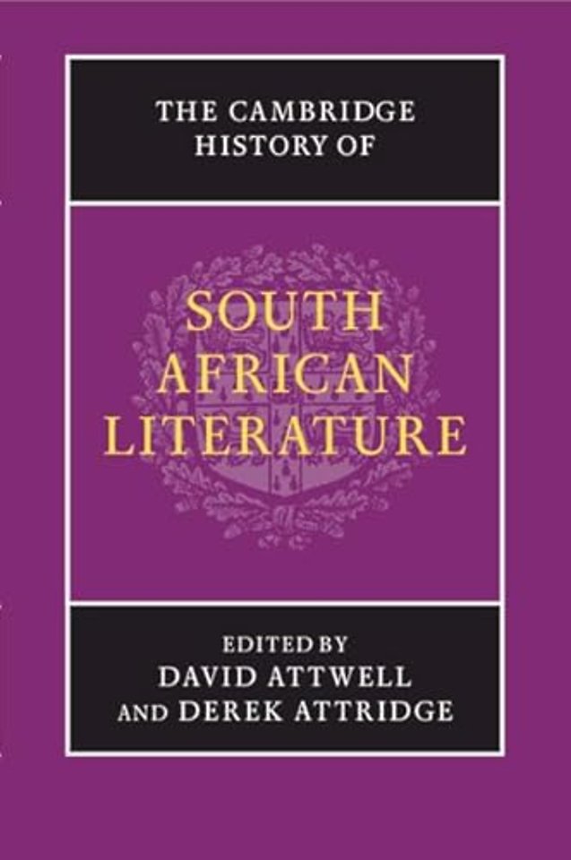 The Cambridge History of South African Literature