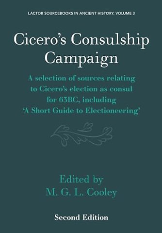 Cicero's Consulship Campaign