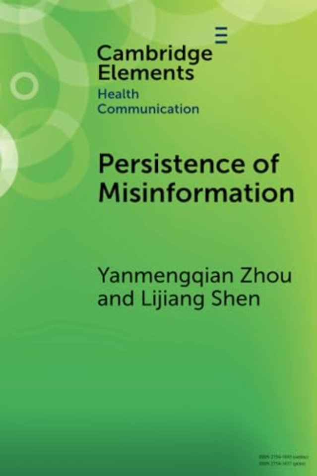 Persistence of Misinformation