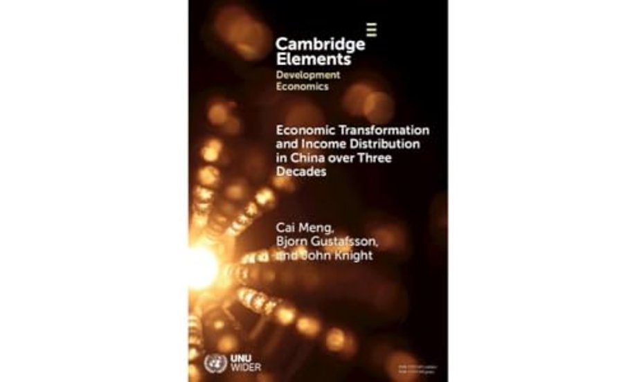 Economic Transformation and Income Distribution in China over Three Decades