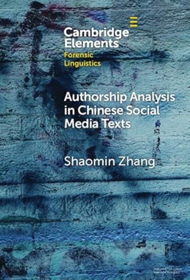 Authorship Analysis in Chinese Social Media Texts