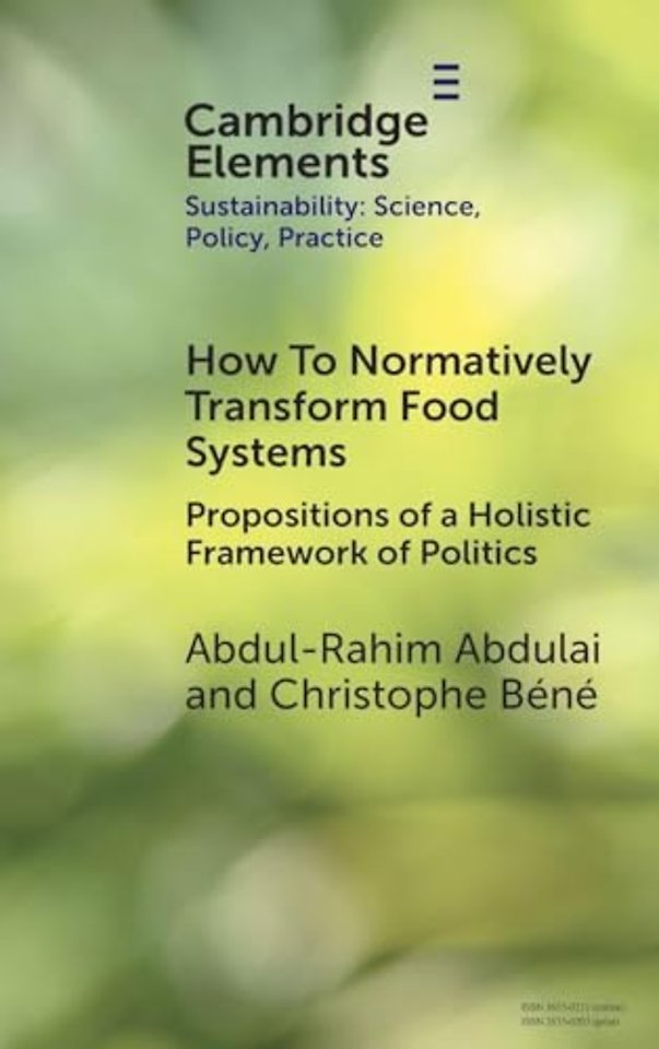 How To Normatively Transform Food Systems