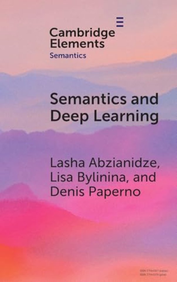 Semantics and Deep Learning