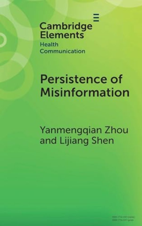 Persistence of Misinformation