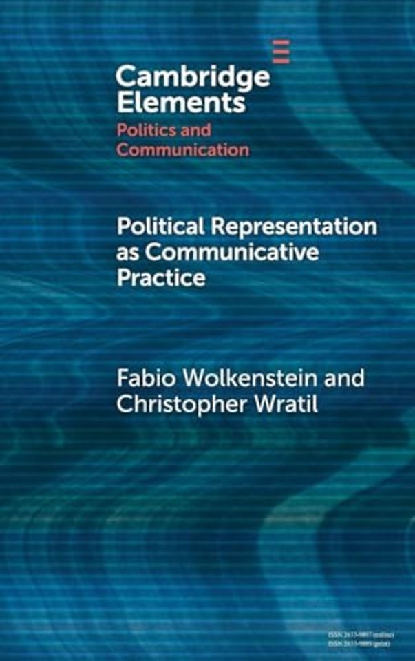 Political Representation as Communicative Practice