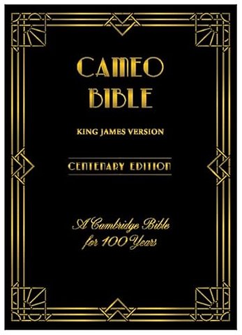 KJV Cameo Centenary Edition, Vintage Golden Brown Calfskin Leather, Full Yapp, KJ457:XRLY
