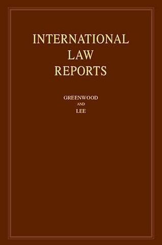 International Law Reports: Volume 213