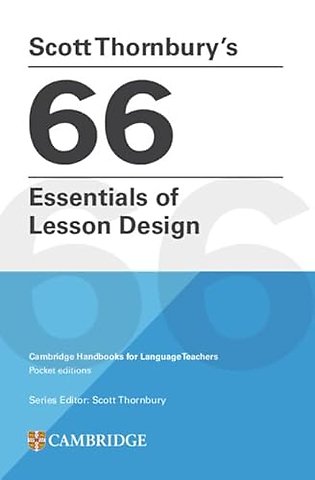 Scott Thornbury's 66 Essentials of Lesson Design Paperback