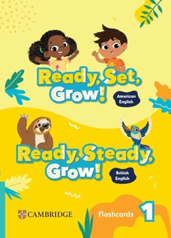 Ready, Set, Grow! Level 1 Flashcards American English