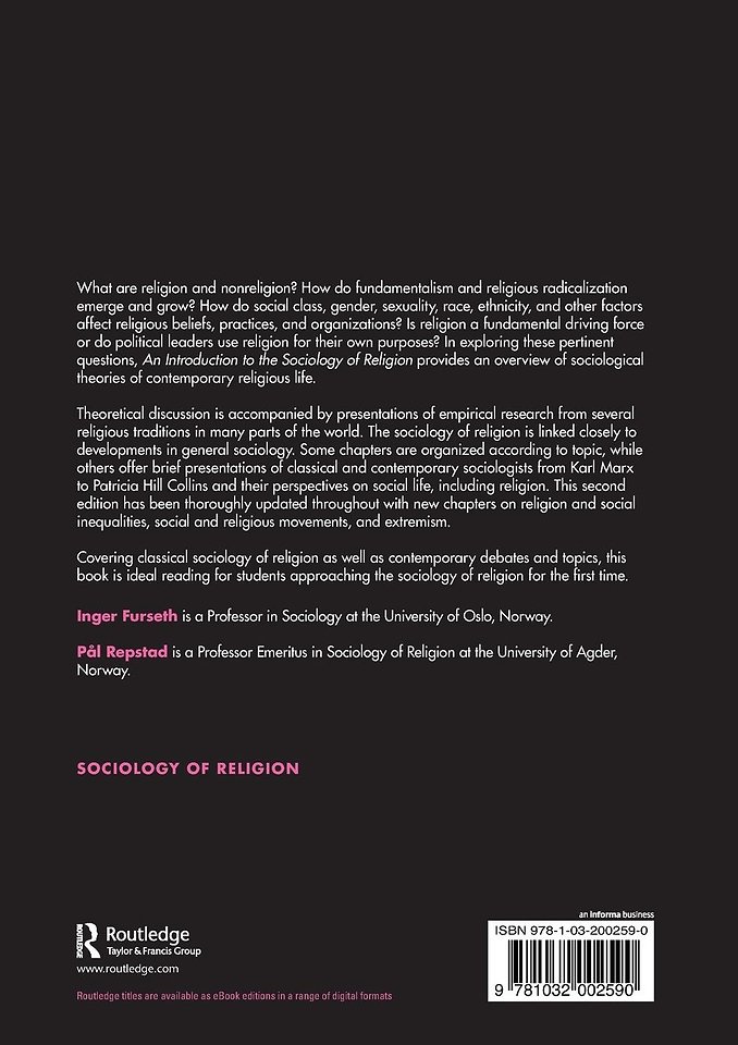 An Introduction to the Sociology of Religion