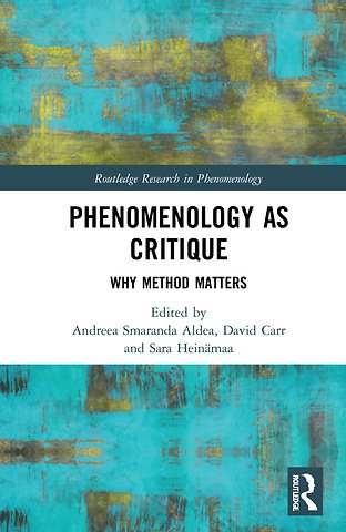 Phenomenology as Critique