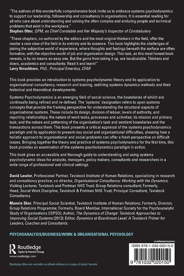 An Introduction to Systems Psychodynamics