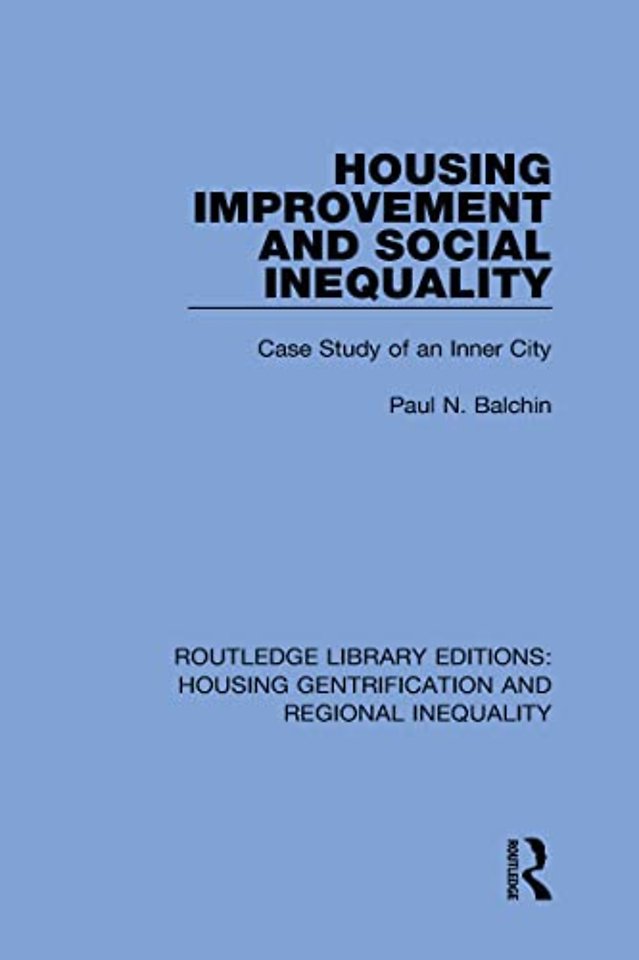 Housing Improvement and Social Inequality