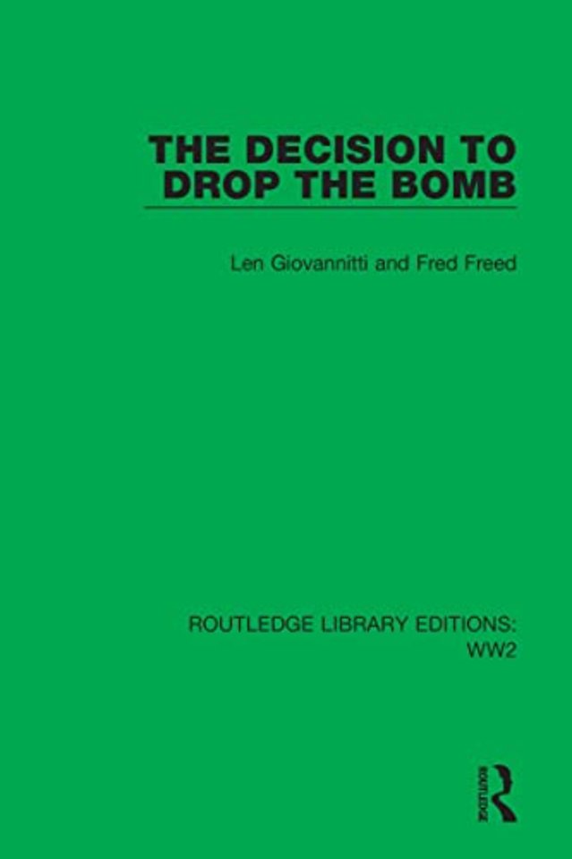 Decision to Drop the Bomb