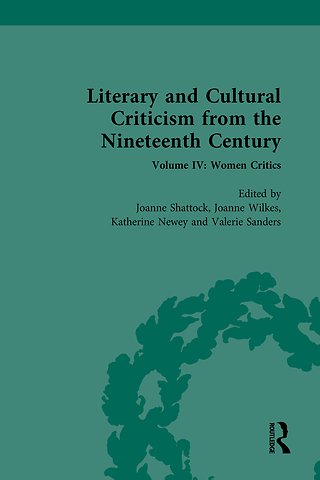 Literary and Cultural Criticism from the Nineteenth Century