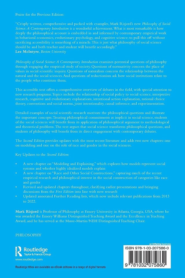 Philosophy of Social Science