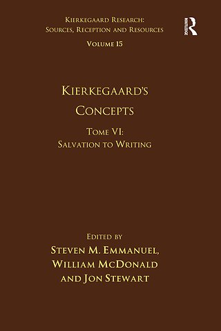 Volume 15, Tome VI: Kierkegaard's Concepts