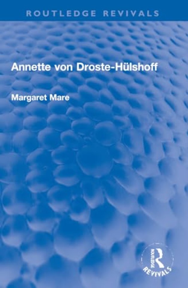 Annette von Droste-Hulshoff
