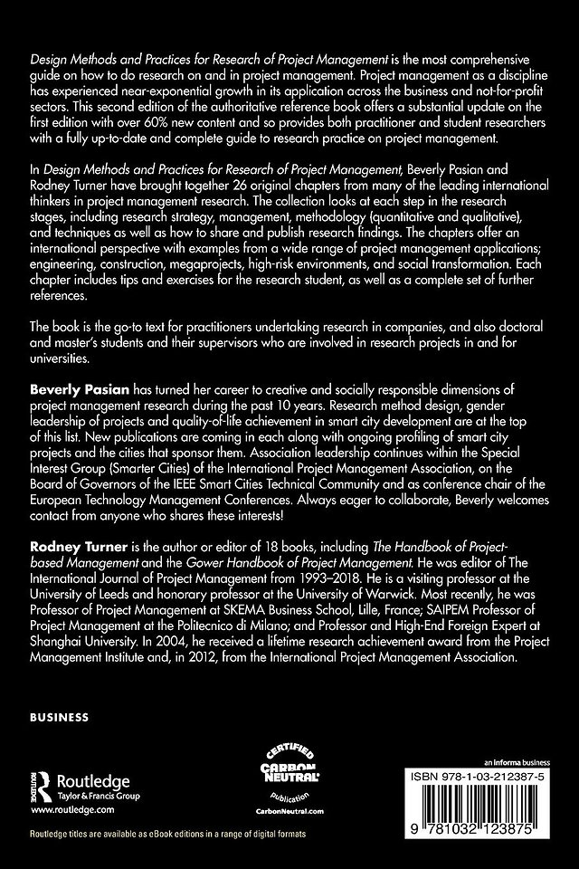 Design Methods and Practices for Research of Project Management