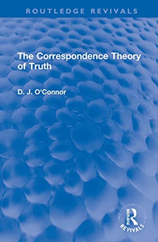 Correspondence Theory of Truth