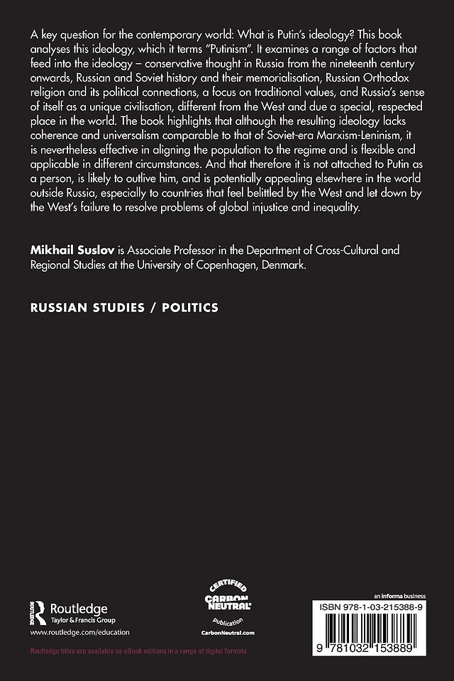 Putinism – Post-Soviet Russian Regime Ideology